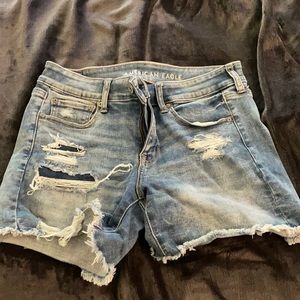 Light Wash Denim Shorts